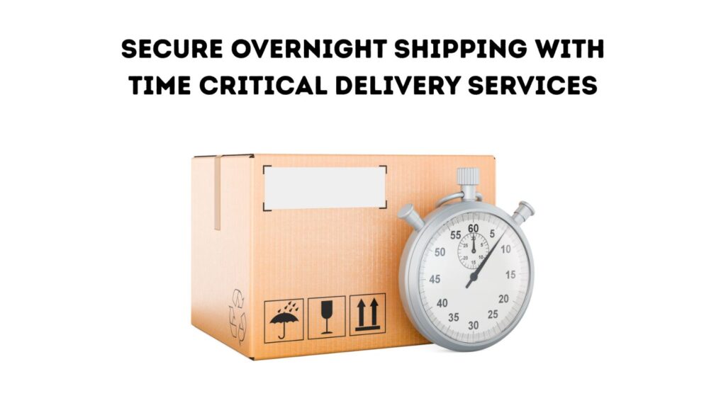 Time Critical Delivery Services